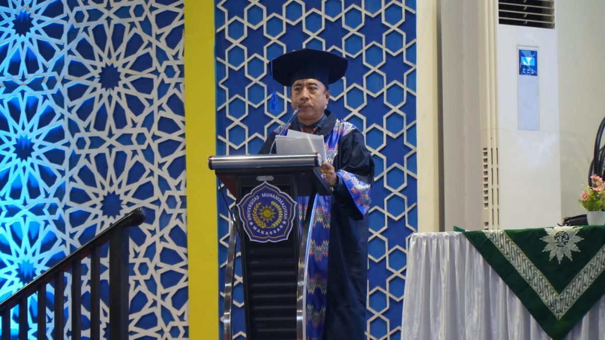 Unismuh Makassar Kukuhkan Abd Rahman Rahim Jadi Guru Besar Pendidikan