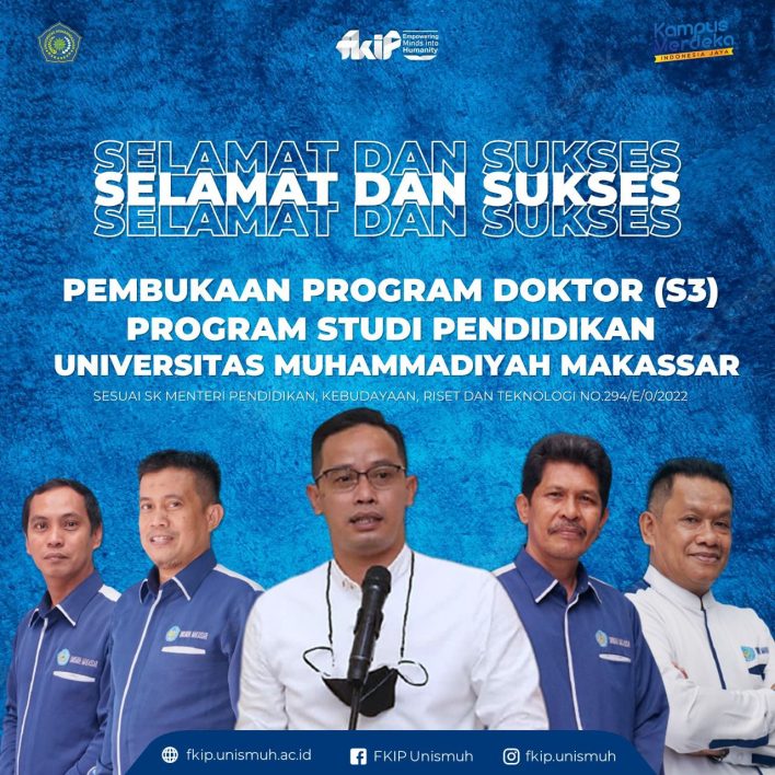 Besok Penyerahan Surat Izin Prodi S3 Pendidikan Unismuh, Dekan FKIP ...