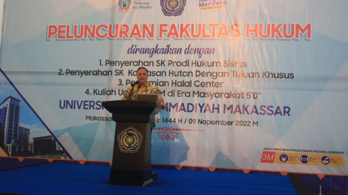 Unismuh Makassar Gelar Kuliah Umum Hadirkan Anggota Dewan Pengarah 