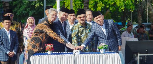Sekum PP Muhammadiyah Canangkan Pembangunan Laboratoriun Terpadu dan Gedung Serbaguna Unismuh Makassar