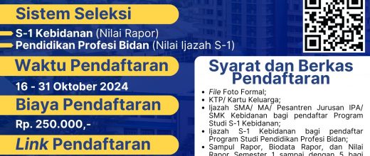 Kesempatan Terbuka, Unismuh Makassar Buka Pendaftaran Prodi S1 dan Profesi Kebidanan hingga 31 Oktober